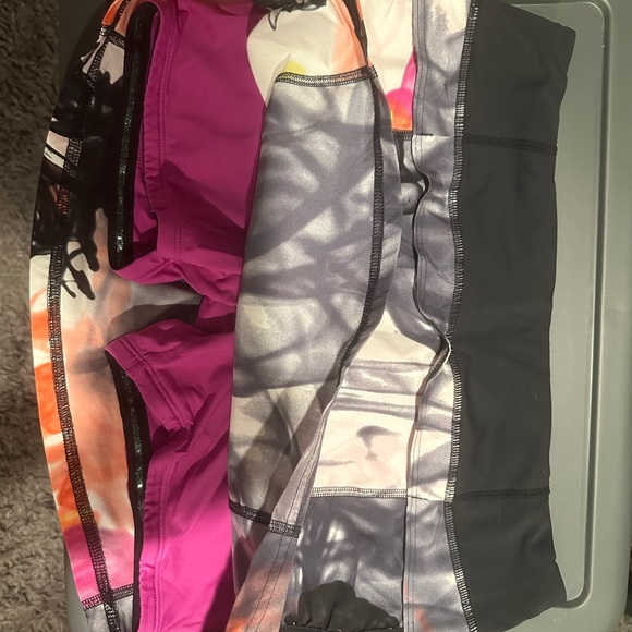 Lululemon rare active wear shorts size 6 unicorn tears. - Picture 3 of 7